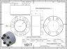 1617-2 Locking Assembly BK61 d x D x 32x55 Lt32mm 2D Dimensions