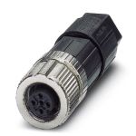 M12 4-pole Straight Female Connector - 1424655