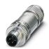 M12 4-pole Straight Male Shielded Connector - 1424666