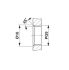 M12 4-poles Panel Mount Male with 50cm wiring - 1693762