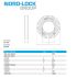 M12 Nord-Lock SP Washer with Delta Protekt enlarged outer diameter