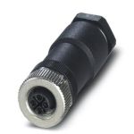 M12-S Power (3+PE) FeMale Circular Cable Connector - 1404642