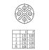 4966-4 M12-S Power 3PE FeMale Circular Cable Connector Contact Configuration