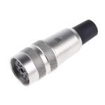 M16 12-pole Straight Female Connector