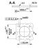 7044-2 M23 PRO - 1628484 - 43PE - ONECLICK - Crimp Pin - Angled Rotatable Device connector FLANGE