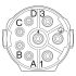 M23 PRO - 1628779 - 43PE - ONECLICK - Crimp Pin - Coupler connector