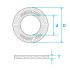 7129-3 M4 Nord-Lock SP Washer DIMS