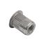 5766-1 M4 nut 2.0-3.3mm plate thickness Blind rivet nut Galvanized steel 080331 foto