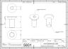 M5x12 - A2-70 DIN7991 ISO10642 Hexagon socket countersunk head screw