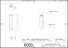 6089-3 M6x30 DIN 916 RVS A2 - Hexagon socket set screws 2D Dimensions