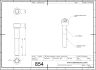 854-2 M6x40 DIN 912 metric bolt 2D Dimensions