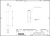 6090-3 M6x40 DIN 916 RVS A2 - Hexagon socket set screws 2D Dimensions