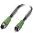 M8 3 Pole Cable L300mm MALE-FEMALE Straight