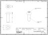 5341-2 M8x25 Bolt ISO-7380-1 - 10.9 2D Dimensions