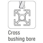 Maytec Cross Bushing Bore for Universal Verbinder