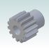 6885-1 Module 2 Pinion with 14 teeth 3D render