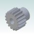 6882-1 Module 2 Pinion with 17 teeth 3D render