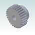 6888-1 Module 2 Pinion with 28 teeth 3D render