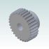 6890-1 Module 2 Pinion with 30 teeth 3D Render