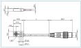 5657-2 NJR04-E2SK INDUCTIVE PROXIMITY SWITCH for ToolchangerØ200mmWWR160 FixedRobot-side 2D Dimensions