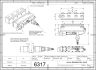 6317-8 Pneumatic Clamp PS-200-AL 2D Dimensions