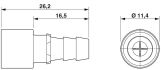 6080-2 Pneumatic contact - HC-M-PN2-600-BU-V - 1676776 2D Dimensions