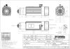 6500-2 QuickToolchangerFan C071-C-2DB-HSK50C-PR-HY-5.5kW-6000-24000RPM 2D Dimensions