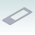 5780-1 Rittal Adapter Plate 2479.000 52x142x2mm from 24 to 16-poles cut-outs Render