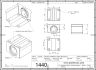 1440-2 SC20UUN 20mm Linear Bearing Block Standard 2D Dimensions