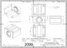 2099-2 SC25UUN 25mm Linear Bearing Block Standard 2D Dimensions