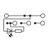 6635-2 Sensor terminal block - PTIO 15-S-4 LED 24 GN - 3244520 GREEN LED Schema