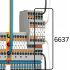 6637-5 Sensor terminal block - PTIO 15-S-5U-BK-O-WH - 3244472 NO LED Schematic