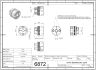 6872-2 ShaftCoupler DCNC-D27-L25-B6.35-B8.00mm 2D Dimensions