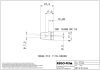 6222-2 Single MR 16 Collet 2.00mm micRun Swiss Quality 2D Dimensions