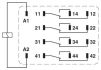 Single relay - REL-IR4LDP- 12DC4X21AU - 2903669 GOLD contacts