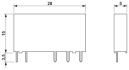 Single relay - REL-MR- 24DC21AU - 2961121 GOLD Contacts