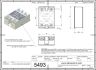 5493-5 Solid State Relay with LED Single Phase SSR-40A 2D Dimensions