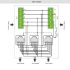 TAP-CN03 - CANopenDeviceNet distribution box 3 x RJ45