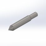 TCP Calibration Tool, Short Point, Ø=15mm L=100mm