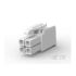 6297-1 TE 172167-1 Connector Housing MATE-N-LOK Crimp Connector Housing 2x2 pin Female Render