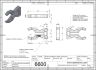 6600-3 TeknoMotor Toolholder Fork HSK 25 E 2D Dimensions