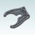 3753-1 TeknoMotor Toolholder Fork HSK63F Render