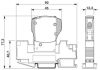 Thermomagnetic device circuit breaker - CB TM1 1A SFB P - 2800836