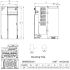 6802-3 VFD MS300 3x230V to 3x230V 5.5kW keypad STO version without filter 2D Dimensions