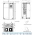 VFD300C4EA-21 C2000 460V-460V 30-22kW Built-in EMC filter