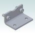 6843-3 W0950802001 - Hinge - Foot Model A 080 3D render