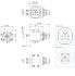 5668-2 WER3000LIL01-00 IO-Link Energy Element for ToolchangerØ200mmWWR160L-B Tool side 2D Dimensions