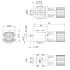 5660-2 WER3000LLA06-00 5PE Energy Element for ToolchangerØ200mmWWR160L-B Tool side 2D Dimensions