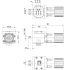 5662-2 WER3000LLA08-00 3PE-4 Energy Element for ToolchangerØ200mmWWR160L-B Tool side 2D Dimensions