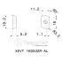 6937-2 XEVT 160532R-AL K10 Sharp ground polished inserts ALU non-ferrous materials 2D Dims